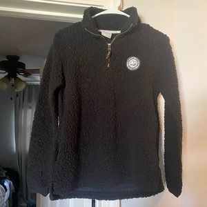 Ivory Ella Half Zip Sweatshirt